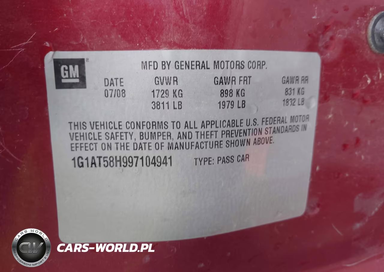 2009 Chevrolet Cobalt Lt VIN:1G1AT58H997104941 - 9