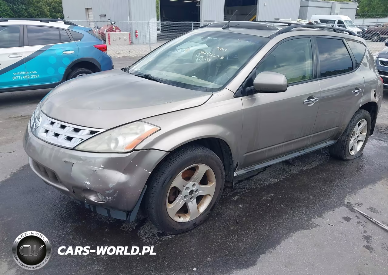 2003 Nissan Murano Sl VIN:JN8AZ08W33W238370 - 2