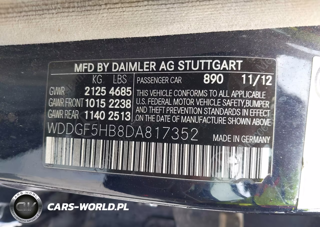 2013 Mercedes-Benz C 350 Sport VIN:WDDGF5HB8DA817352 - 9