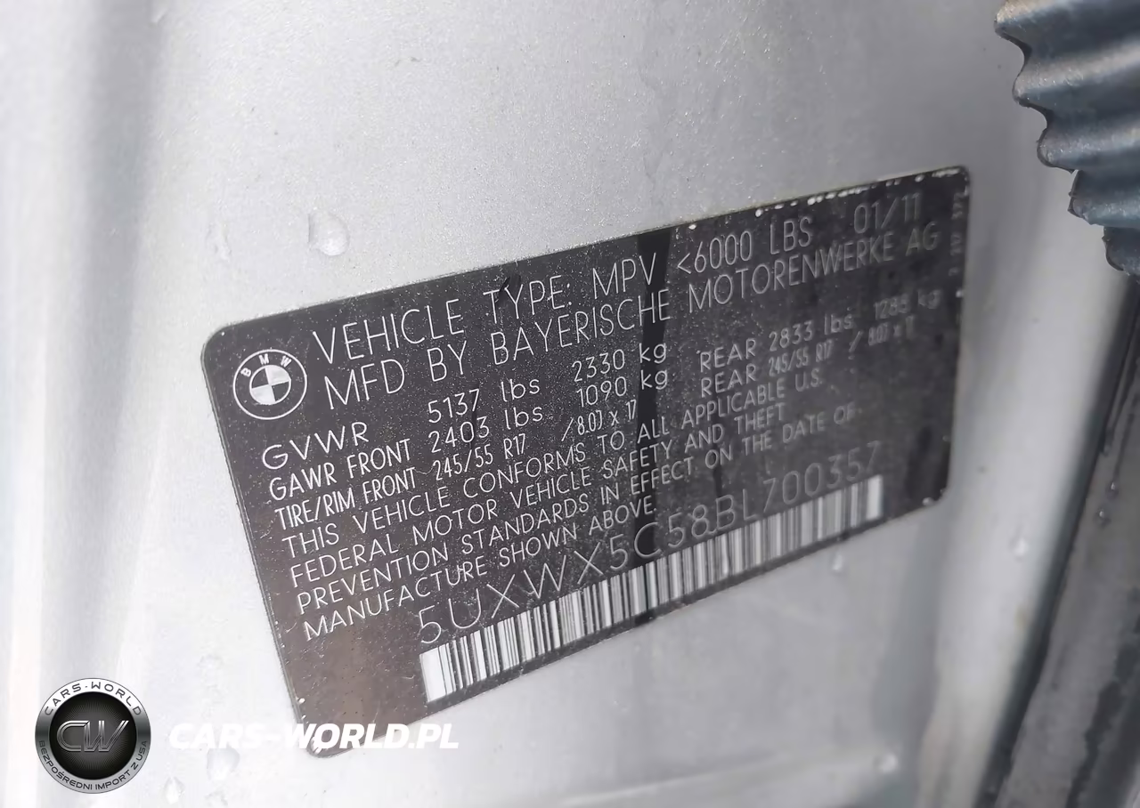2011 BMW X3 xDrive28I VIN:5UXWX5C58BL700357 - 9