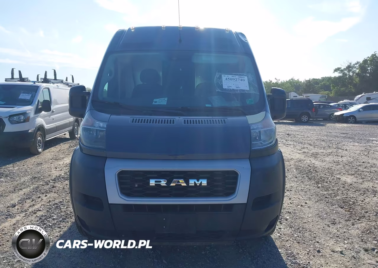 2021 Ram Promaster 3500 Cargo Van High Roof 159 Wb Ext VIN:3C6MRVJG3ME556758 - 12