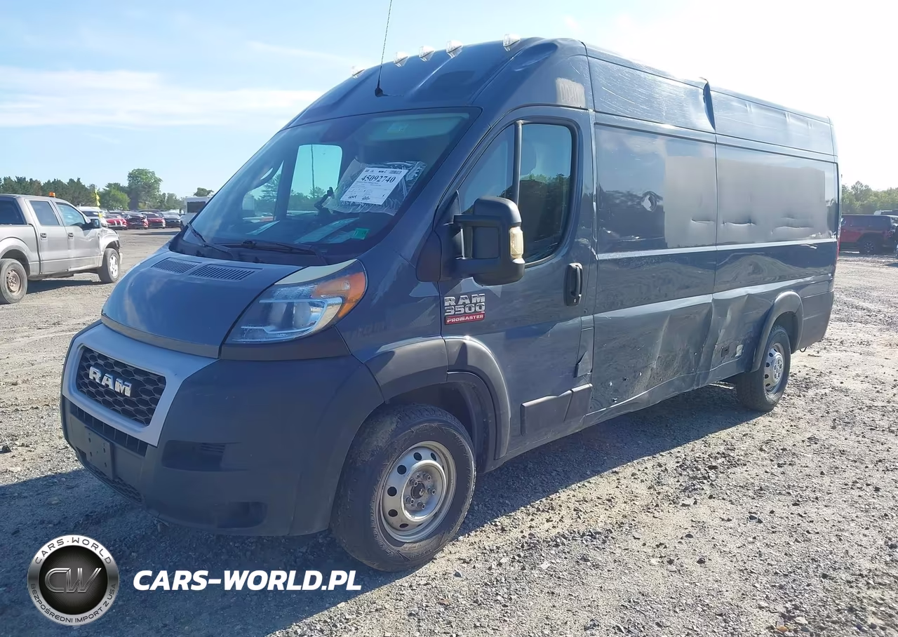 2021 Ram Promaster 3500 Cargo Van High Roof 159 Wb Ext VIN:3C6MRVJG3ME556758 - 2