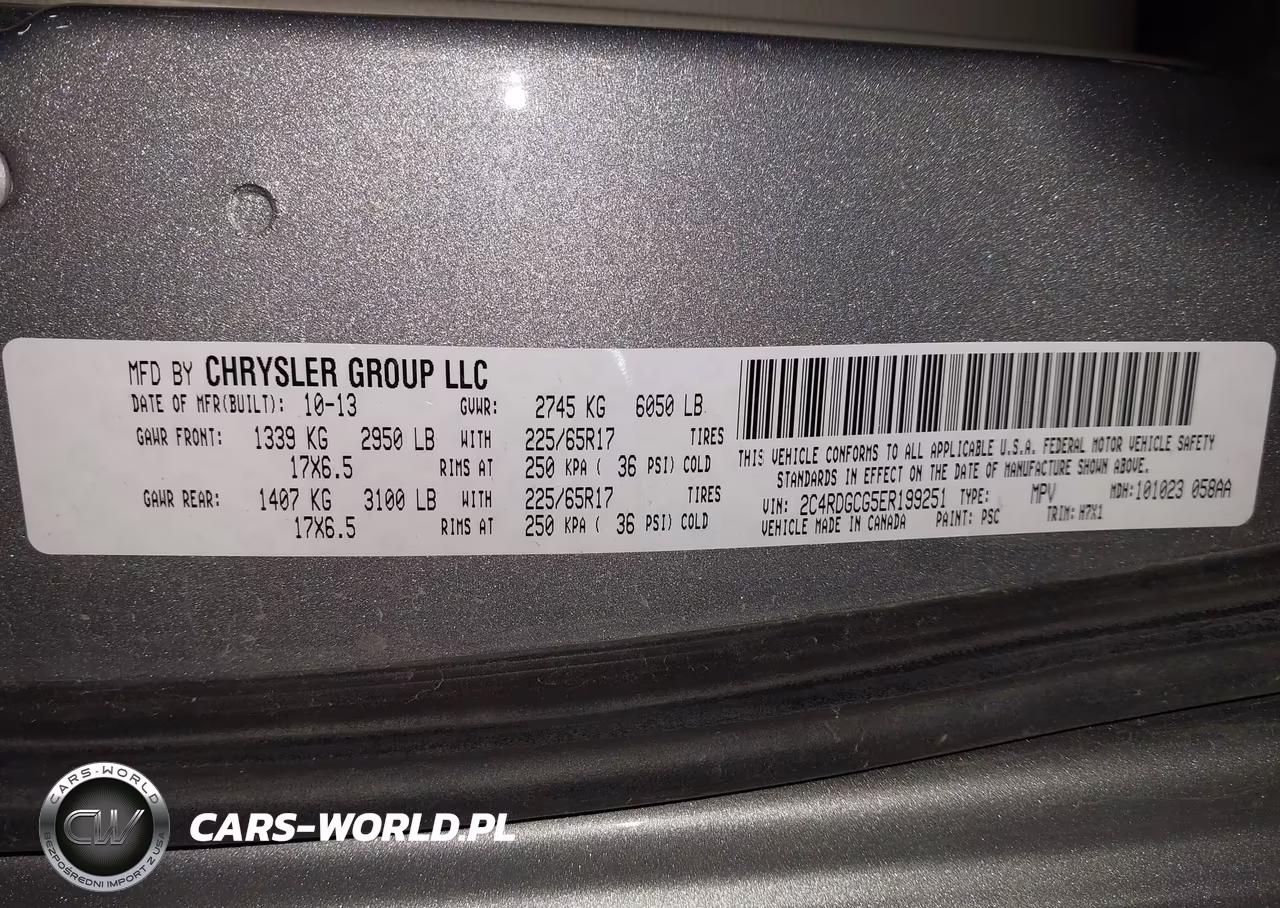 2014 Dodge Grand Caravan Sxt VIN:2C4RDGCG5ER199251 - 9