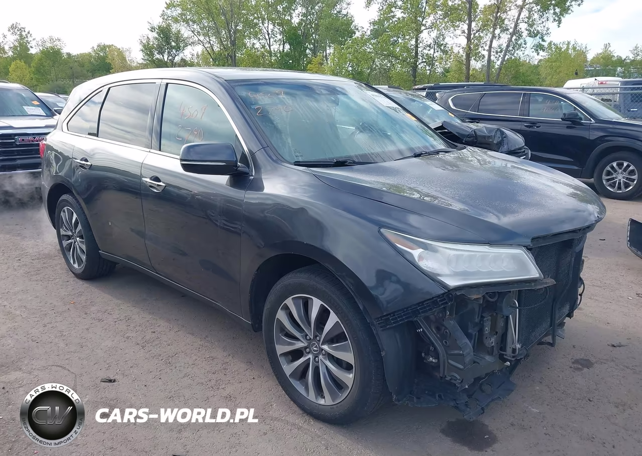 2016 Acura Mdx Technology Acurawatch Plus Packages-Technology Package