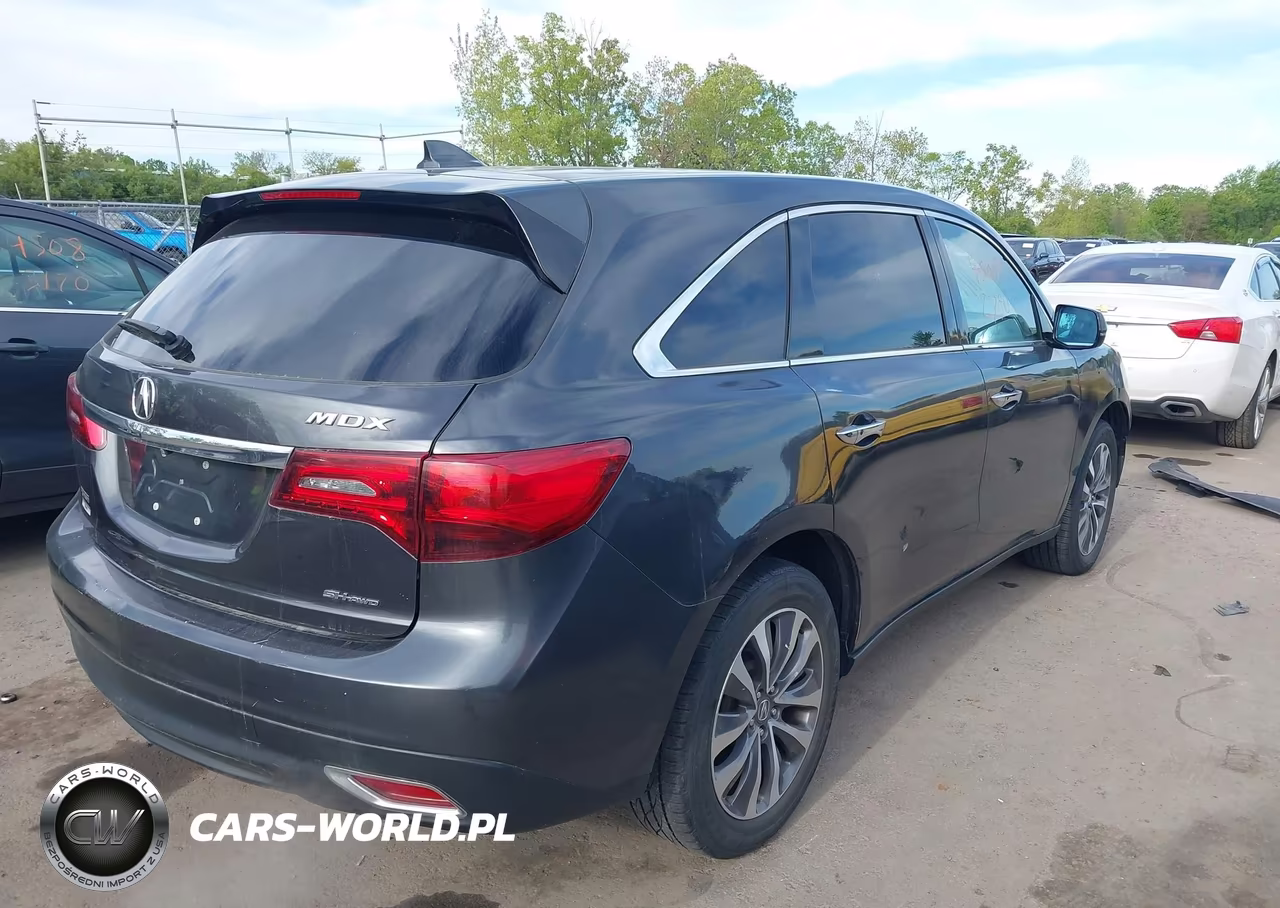 2016 Acura Mdx Technology Acurawatch Plus Packages-Technology Package VIN:5FRYD4H44GB046253 - 4