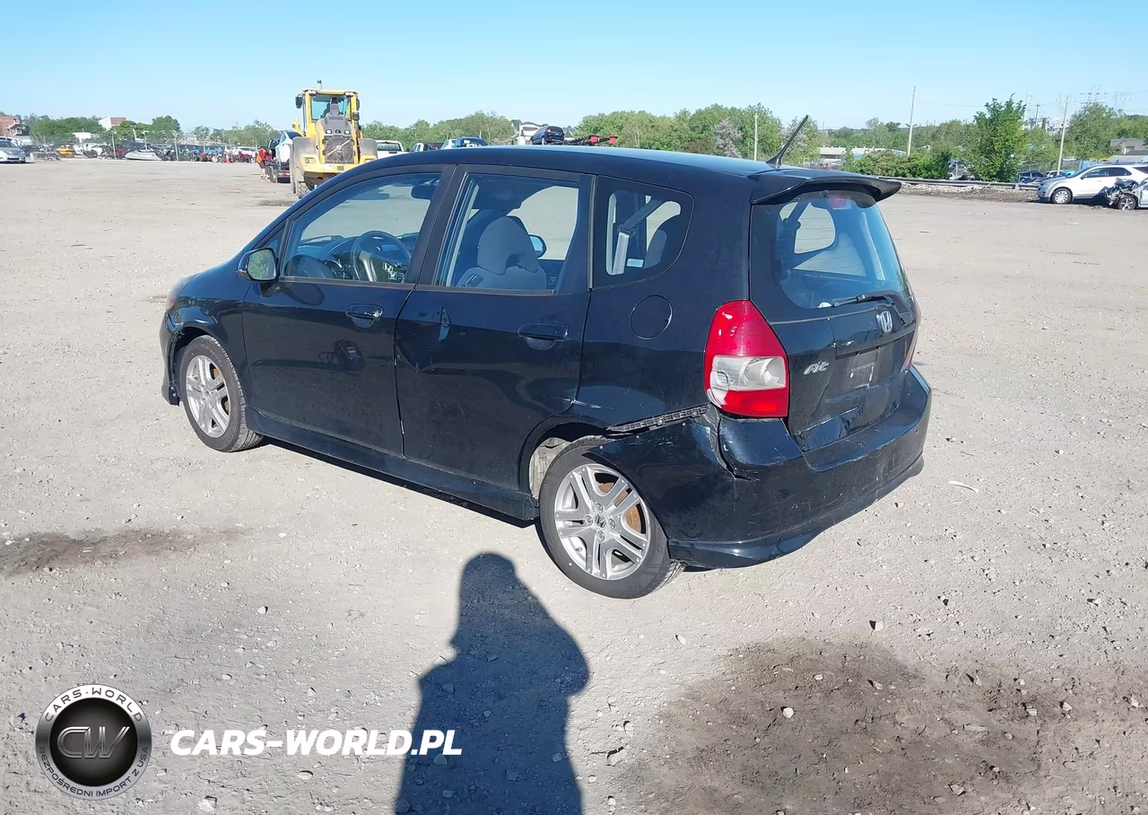 2008 Honda Fit Sport VIN:JHMGD38678S005367 - 3
