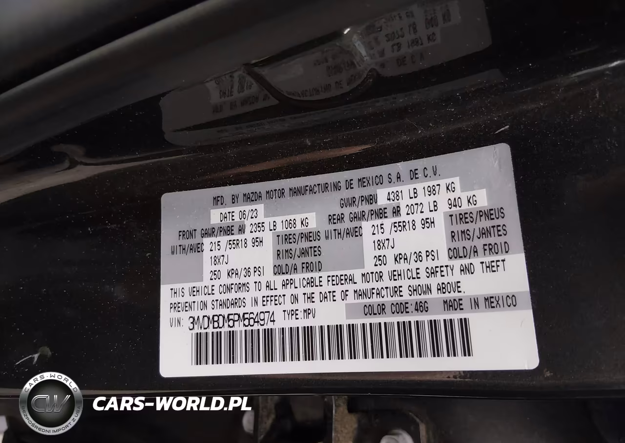 2023 Mazda Cx-30 2.5 S Premium VIN:3MVDMBDM5PM564974 - 9