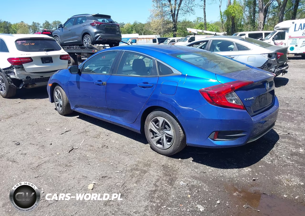 2020 Honda Civic Lx VIN:2HGFC2F65LH597009 - 3