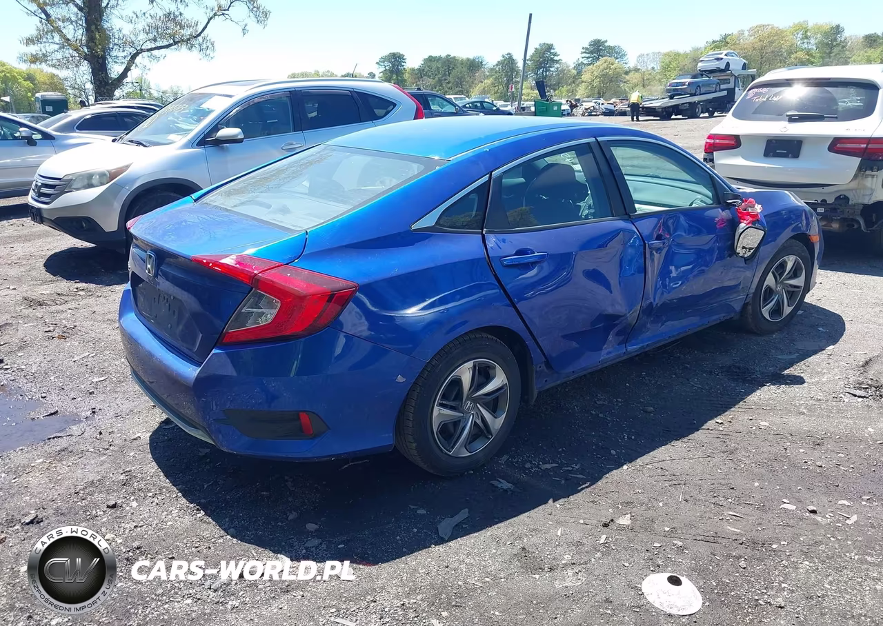 2020 Honda Civic Lx VIN:2HGFC2F65LH597009 - 4