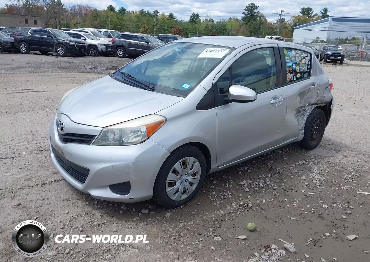 2012 Toyota Yaris Le VIN:JTDKTUD35CD510157 - 2