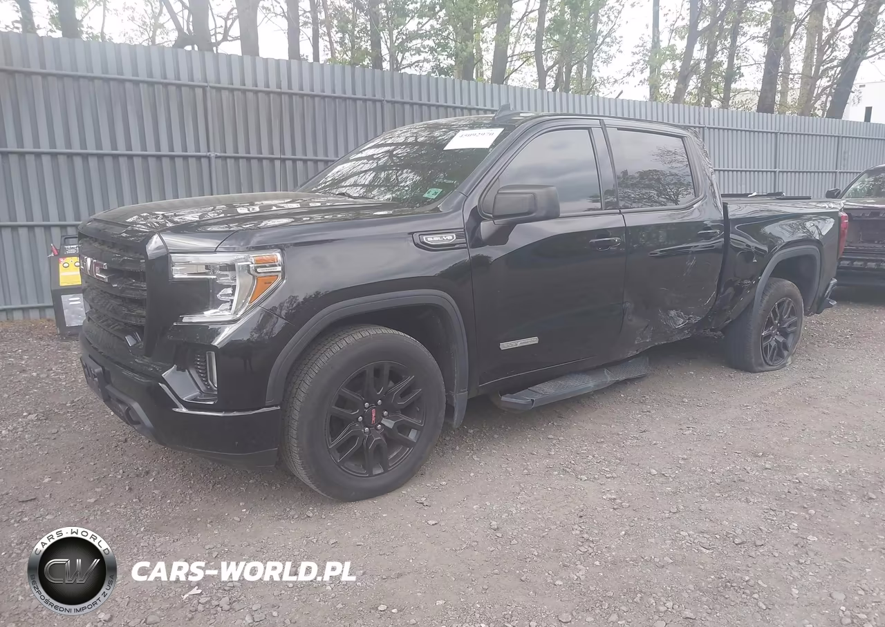 2021 GMC Sierra 1500 4Wd Short Box Elevation VIN:3GTU9CED0MG342019 - 2