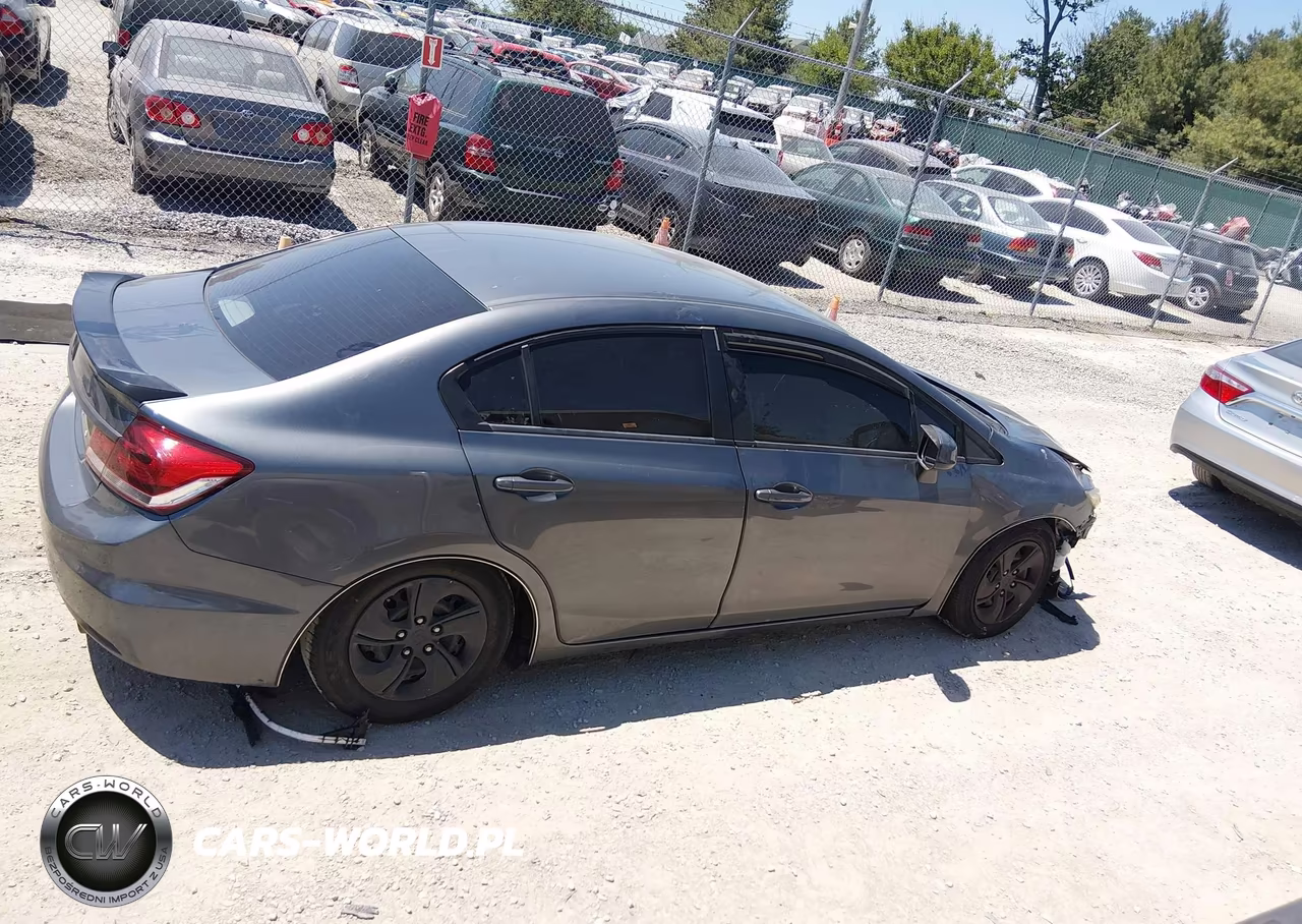 2013 Honda Civic Lx VIN:19XFB2F54DE216725 - 14