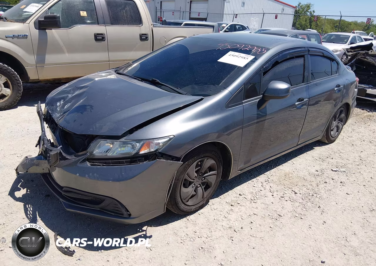 2013 Honda Civic Lx VIN:19XFB2F54DE216725 - 2