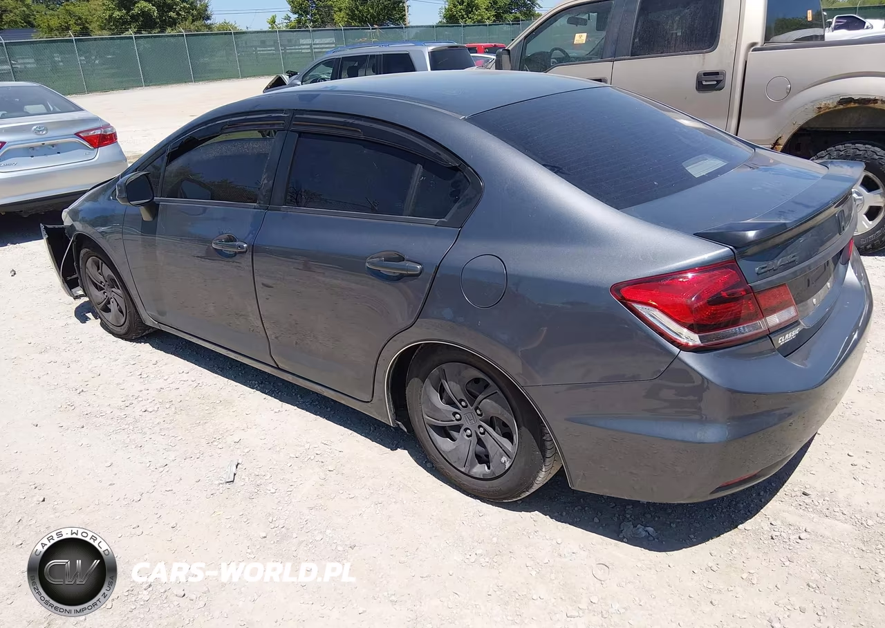 2013 Honda Civic Lx VIN:19XFB2F54DE216725 - 3