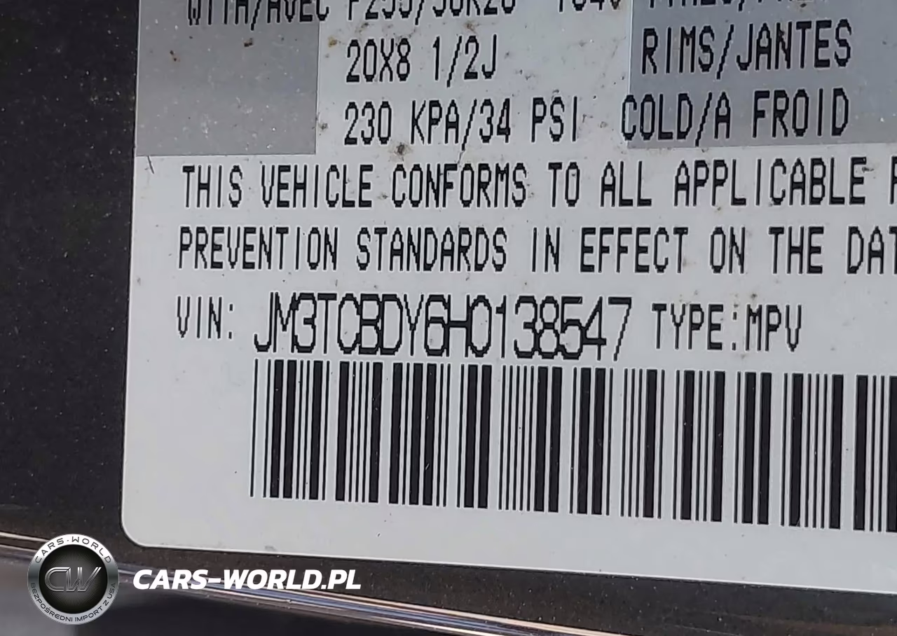 2017 Mazda Cx-9 Grand Touring VIN:JM3TCBDY6H0138547 - 9