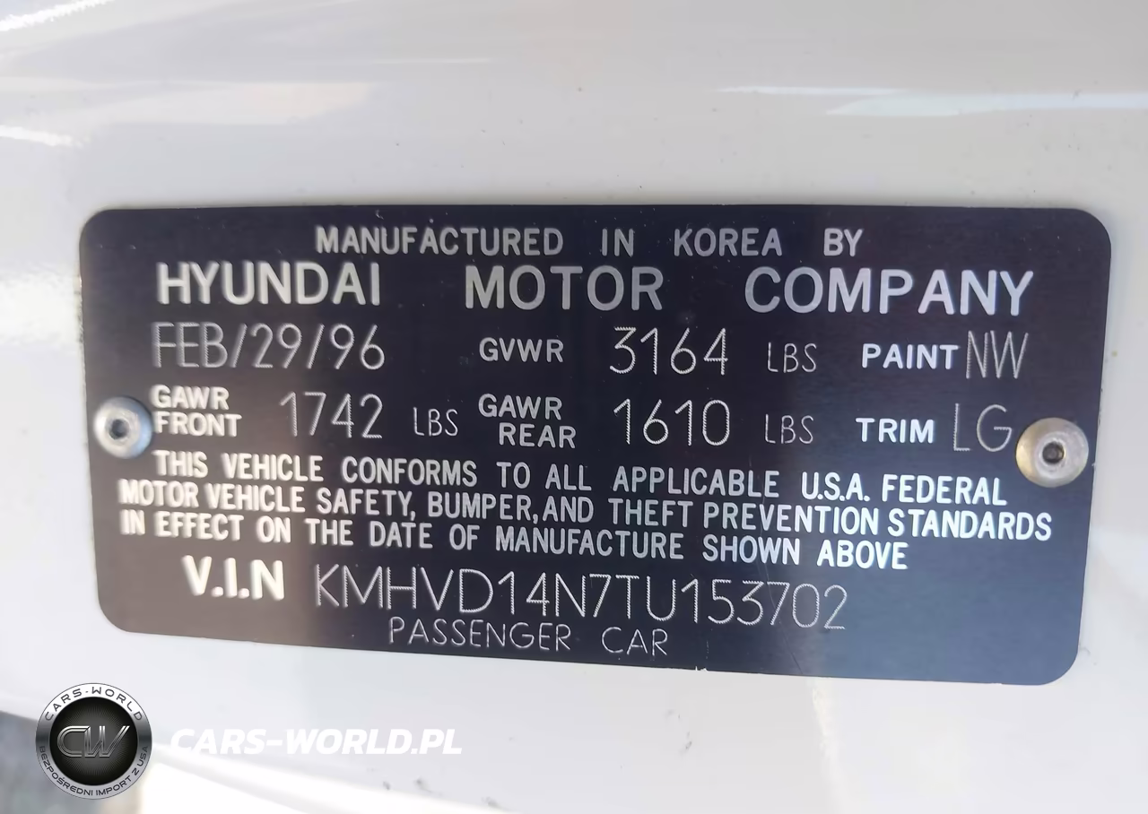 1996 Hyundai Accent L VIN:KMHVD14N7TU153702 - 9