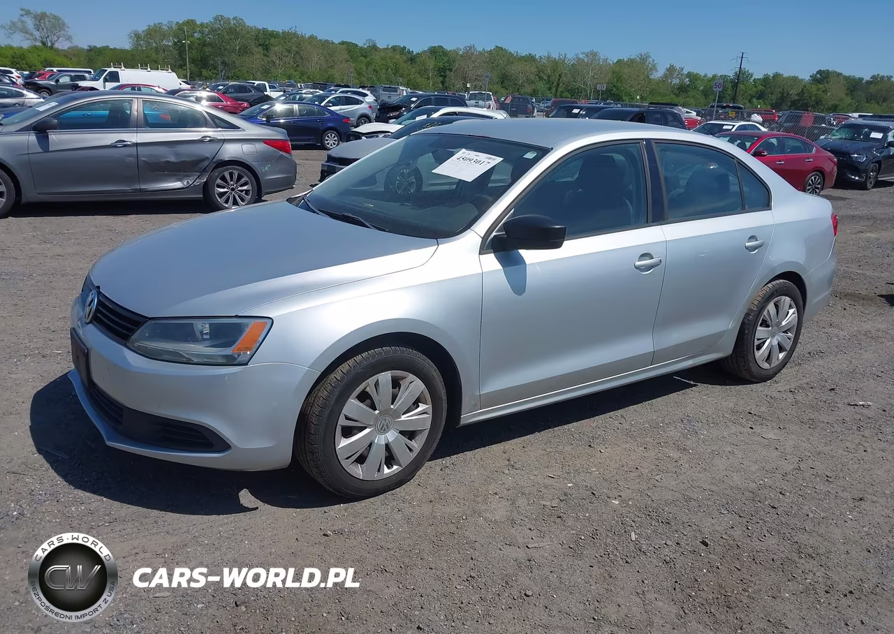2012 Volkswagen Jetta 2.0L S VIN:3VW2K7AJ1CM399275 - 2