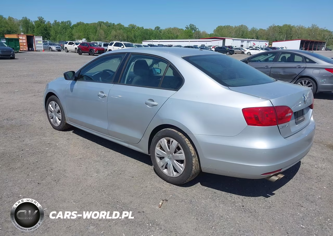 2012 Volkswagen Jetta 2.0L S VIN:3VW2K7AJ1CM399275 - 3