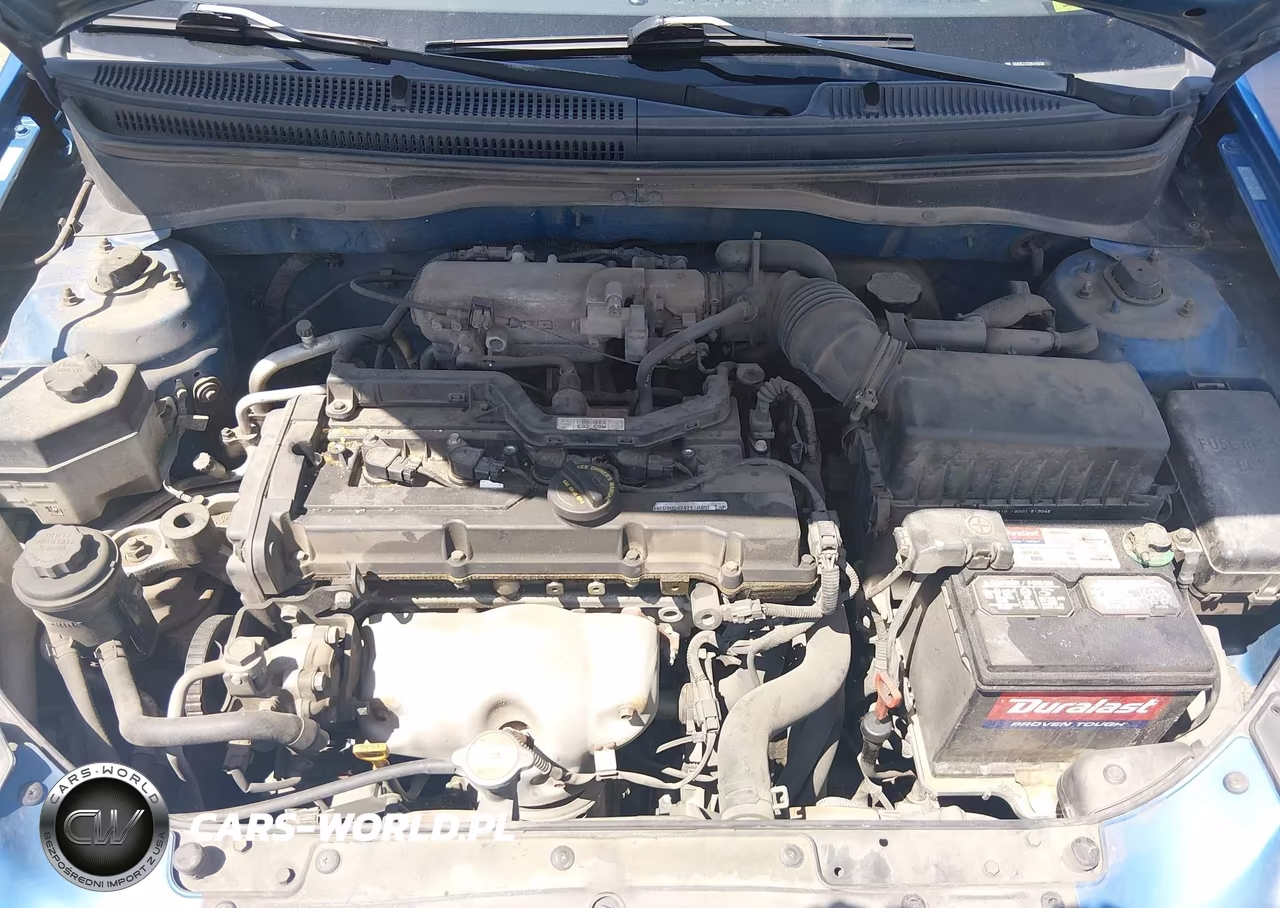 2009 Kia Rio Lx VIN:KNADE223196491658 - 10