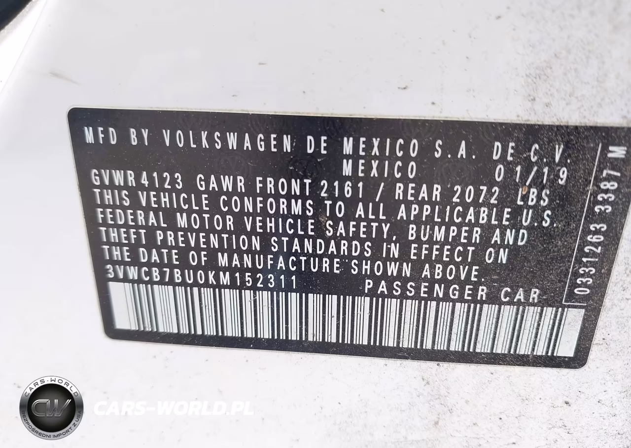 2019 Volkswagen Jetta 1.4T R-Line-1.4T S-1.4T Se VIN:3VWCB7BU0KM152311 - 9