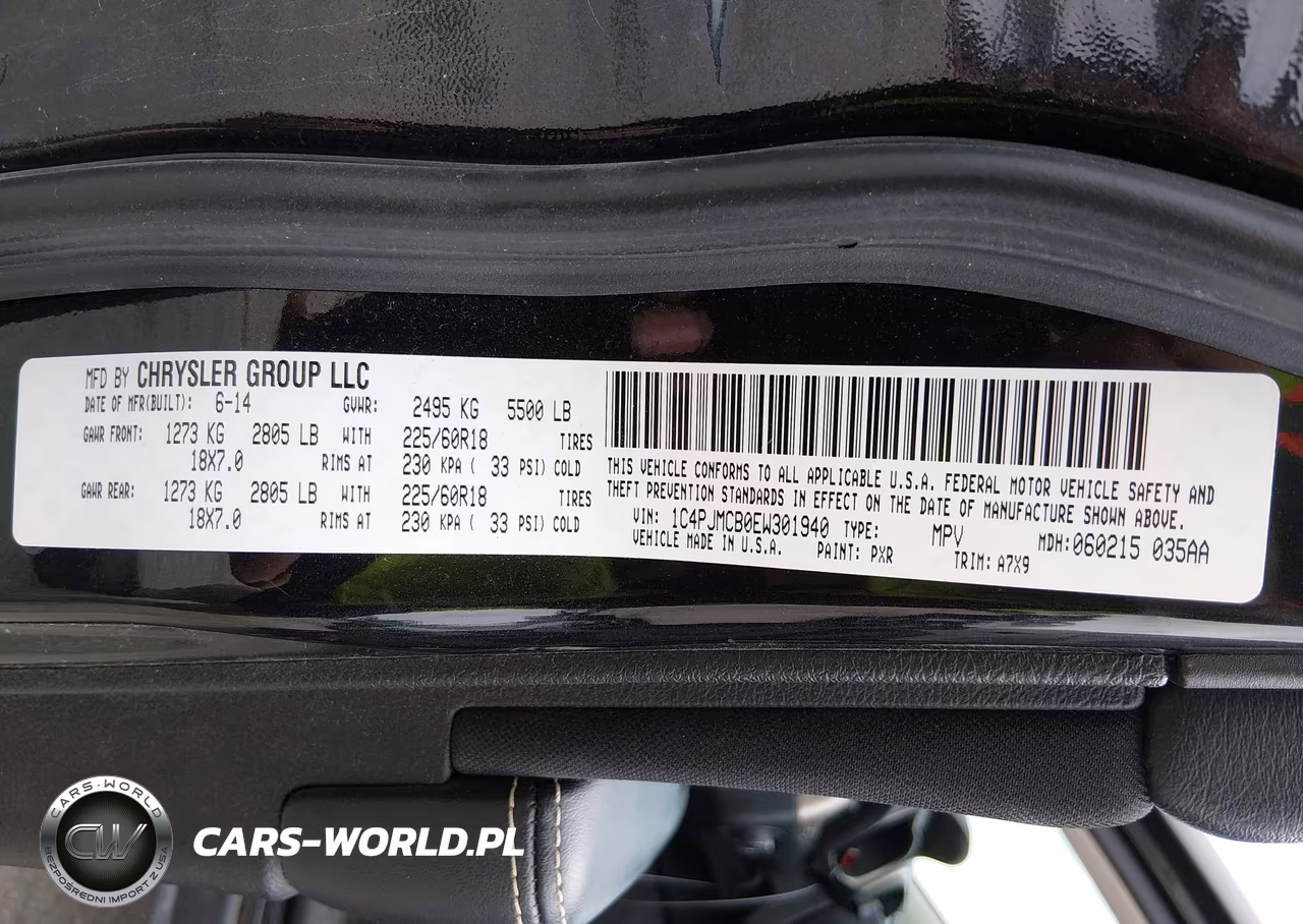 2014 Jeep Cherokee Altitude VIN:1C4PJMCB0EW301940 - 9