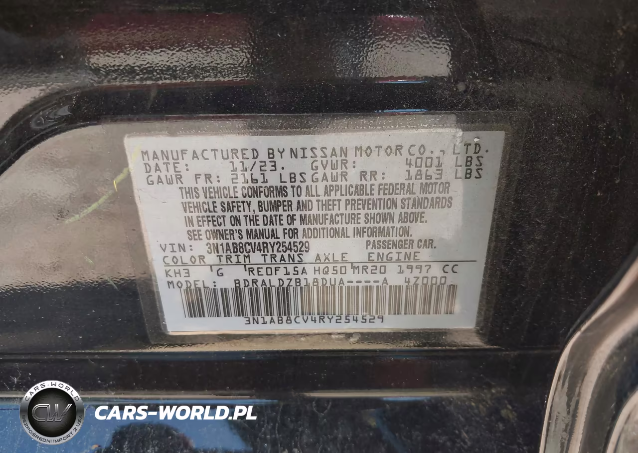 2024 Nissan Sentra Sv Xtronic Cvt VIN:3N1AB8CV4RY254529 - 9