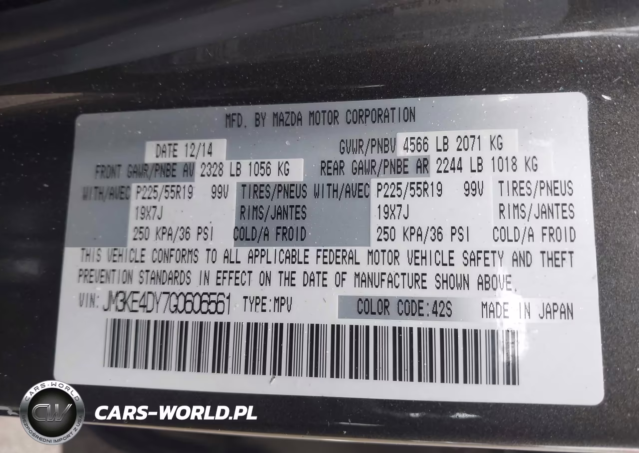 2016 Mazda Cx-5 Grand Touring VIN:JM3KE4DY7G0606561 - 9