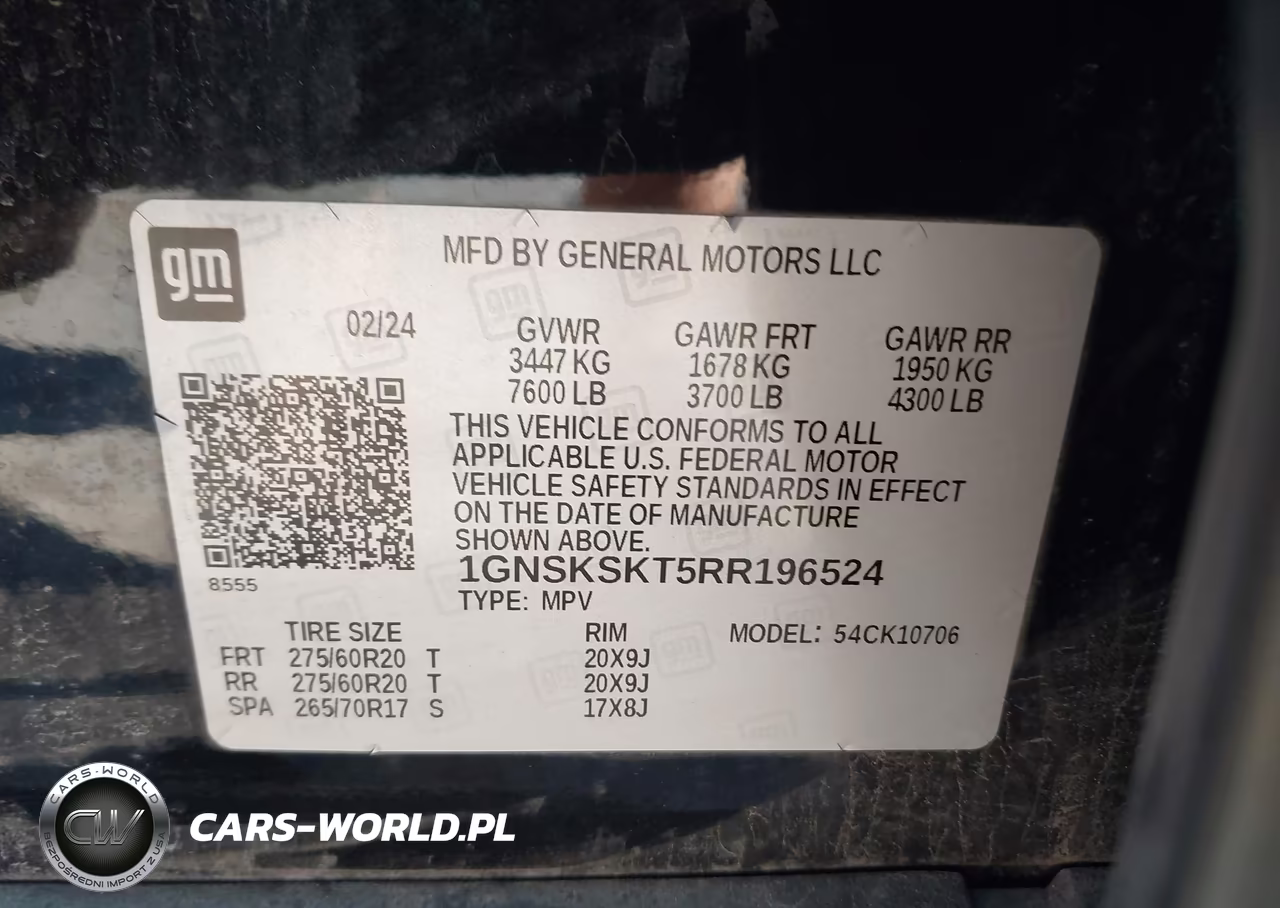 2024 Chevrolet Tahoe 4Wd Premier VIN:1GNSKSKT5RR196524 - 9