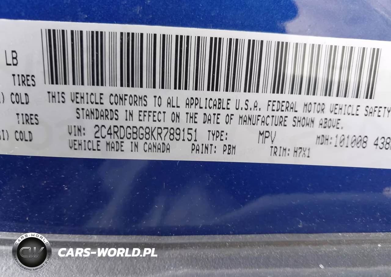 2019 Dodge Grand Caravan Se VIN:2C4RDGBG8KR789151 - 9