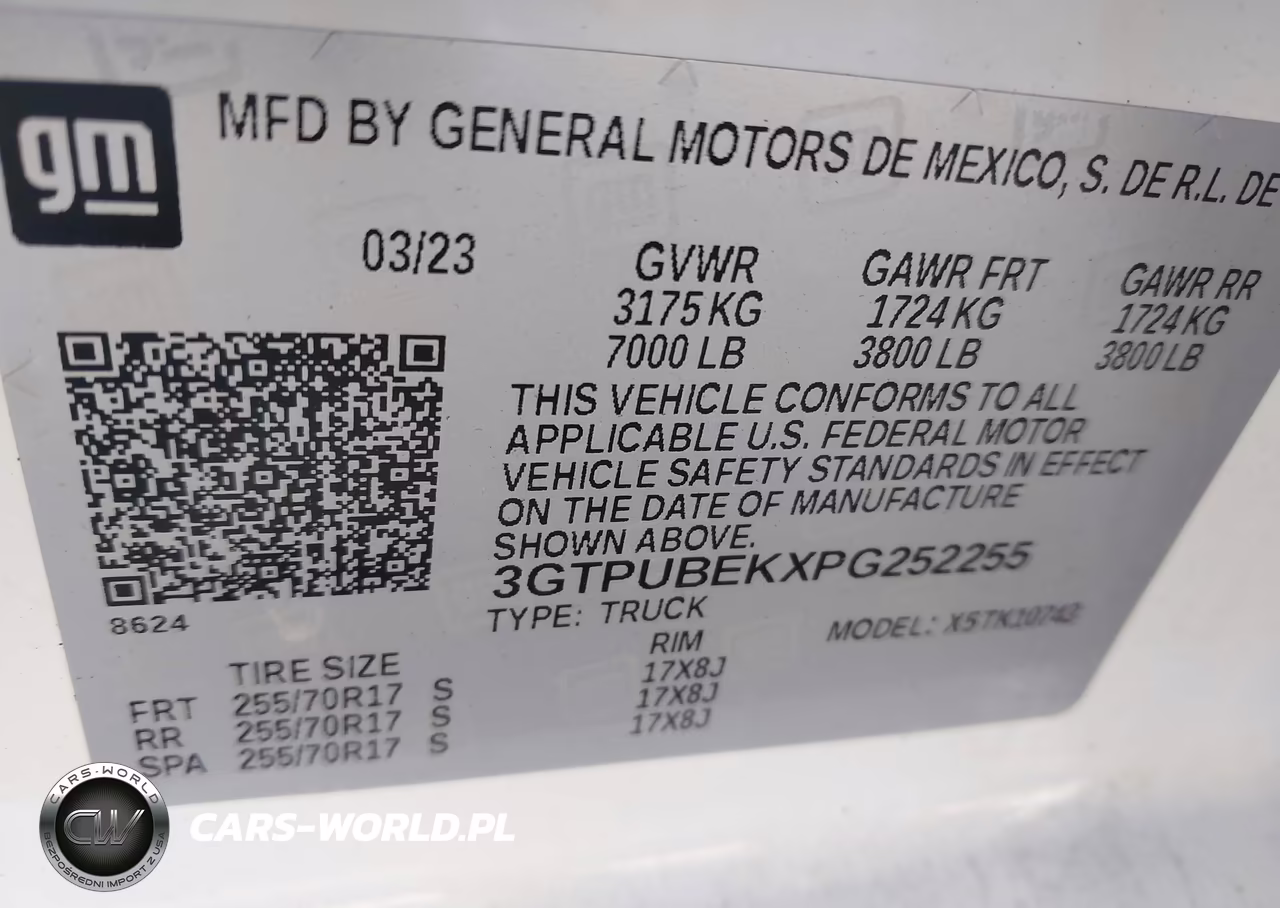 2023 GMC Sierra 1500 4Wd Standard Box Sle VIN:3GTPUBEKXPG252255 - 9