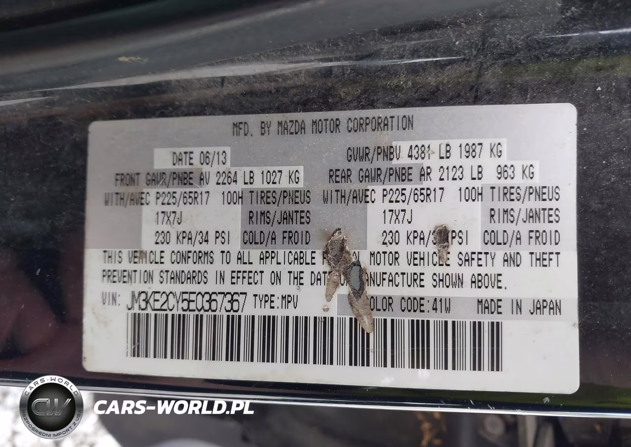 2014 Mazda Cx-5 Touring VIN:JM3KE2CY5E0367367 - 9