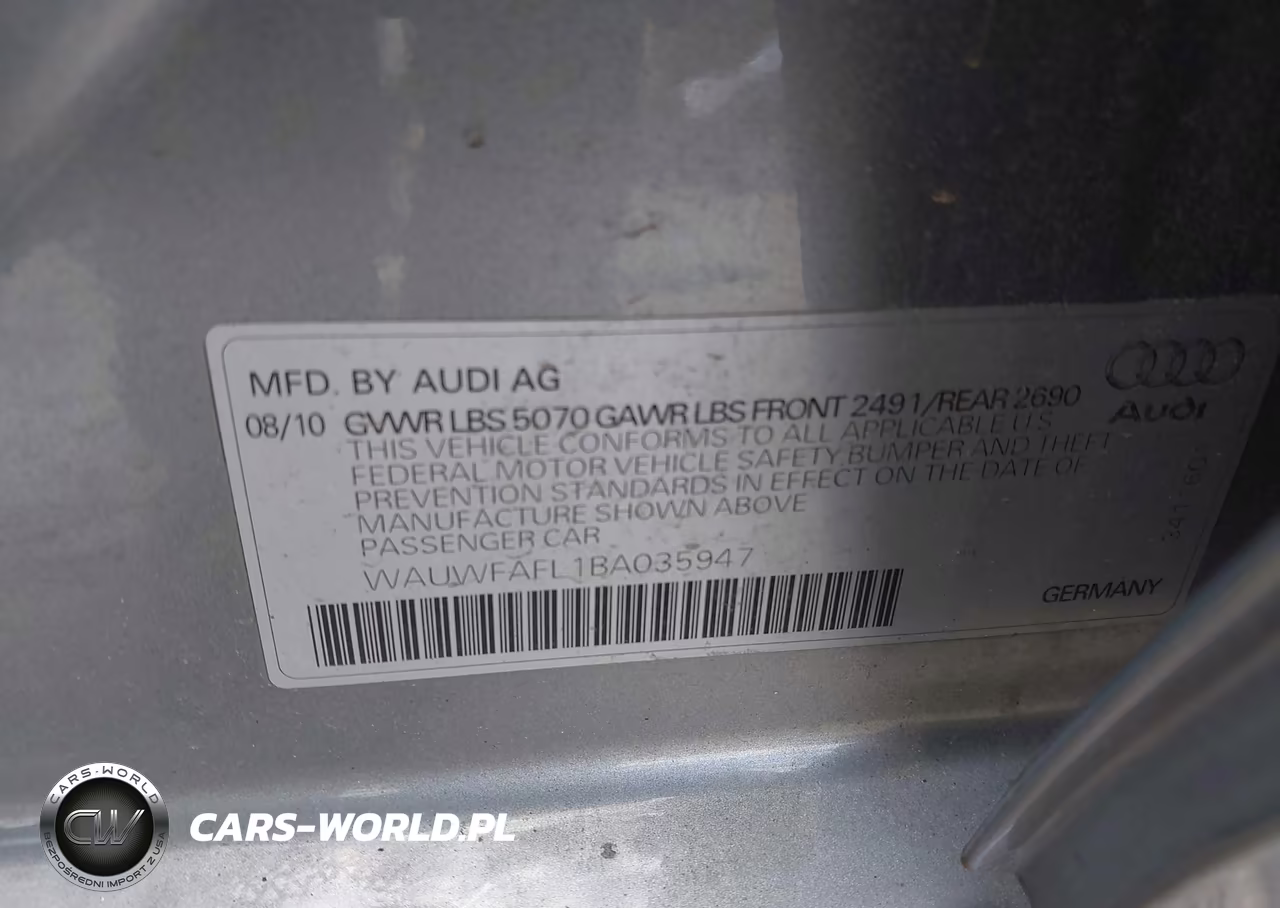 2011 Audi A4 2.0T Premium VIN:WAUWFAFL1BA035947 - 9