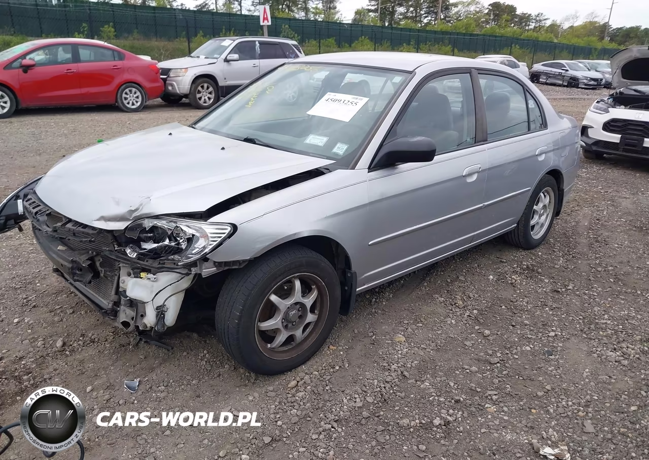 2005 Honda Civic Lx VIN:2HGES16565H615438 - 2
