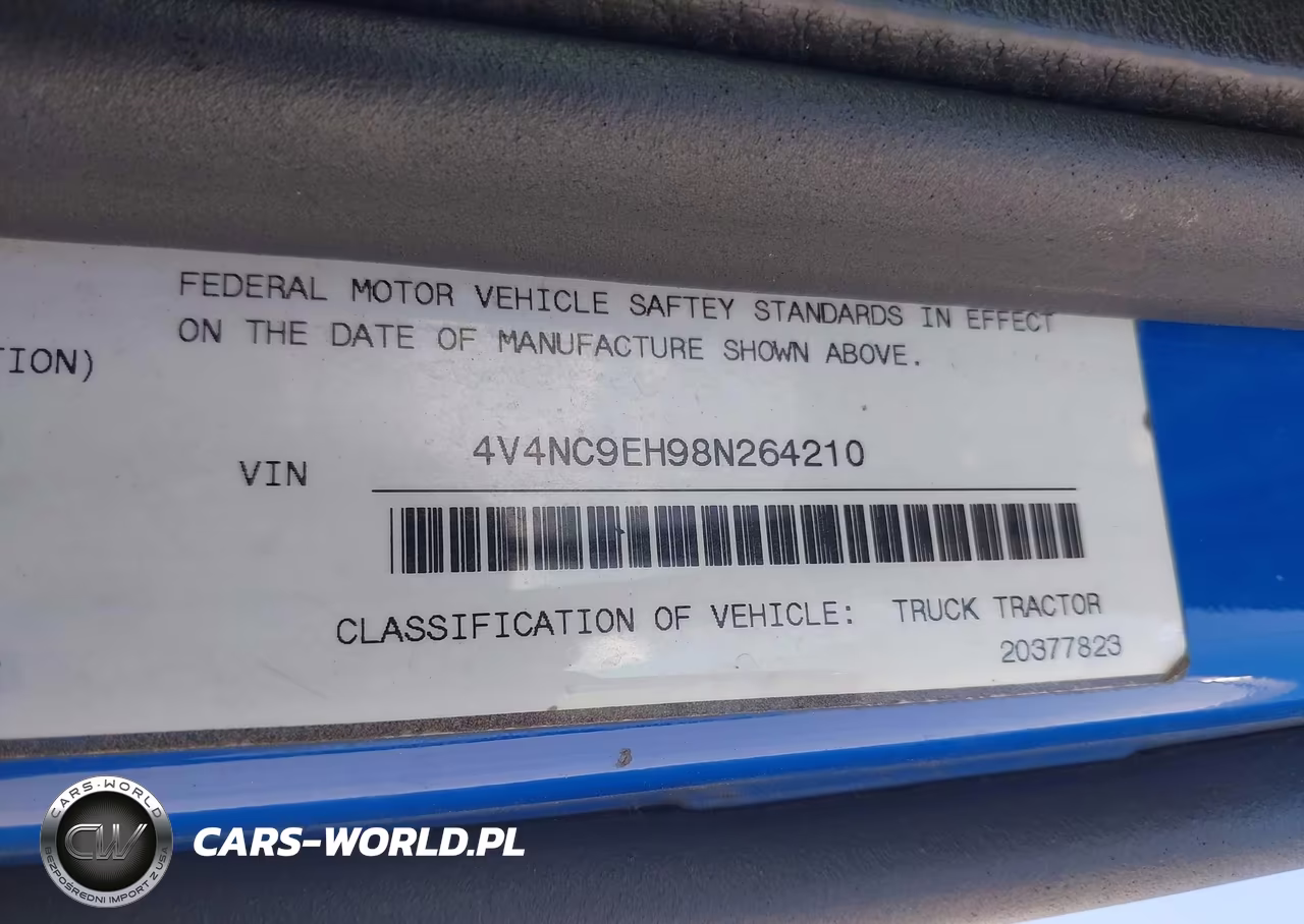 2008 Volvo Vn Vnl VIN:4V4NC9EH98N264210 - 4