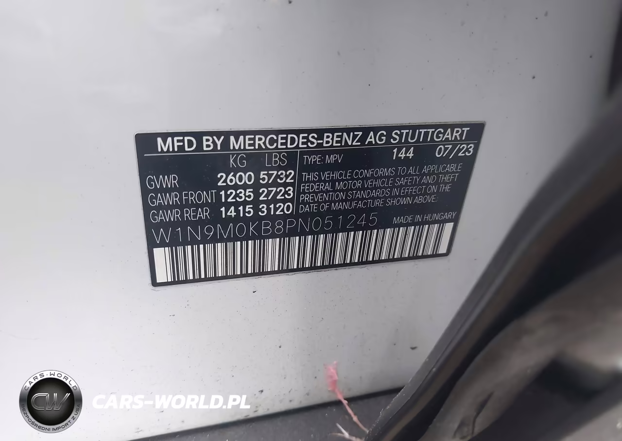 2023 Mercedes-Benz Eqb 300 Suv 4Matic VIN:W1N9M0KB8PN051245 - 9