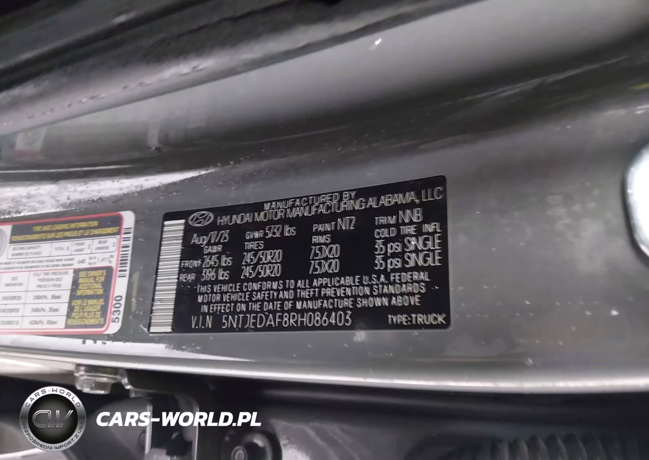 2024 Hyundai Santa Cruz Limited VIN:5NTJEDAF8RH086403 - 9