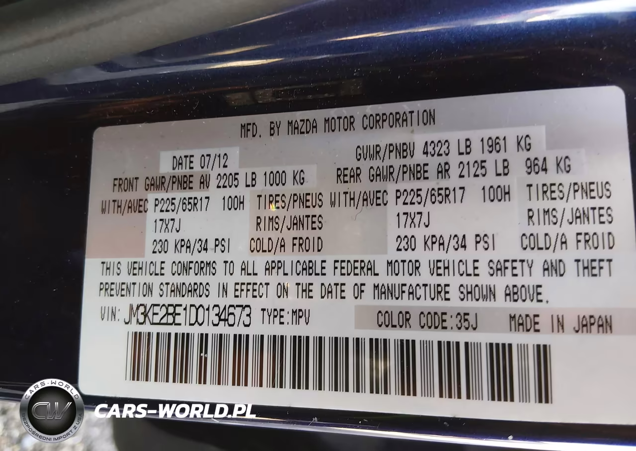 2013 Mazda Cx-5 Sport VIN:JM3KE2BE1D0134673 - 9
