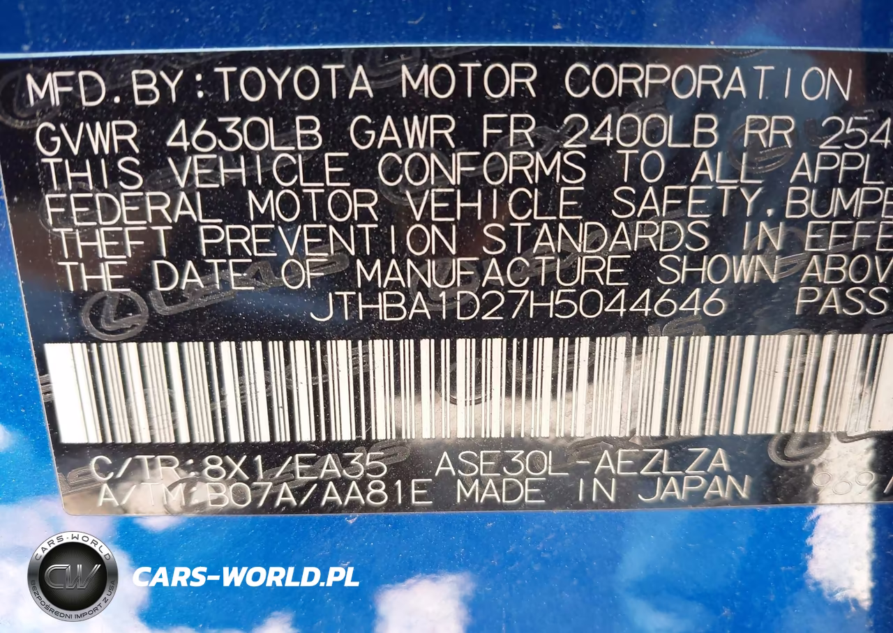 2017 Lexus Is 200T VIN:JTHBA1D27H5044646 - 9