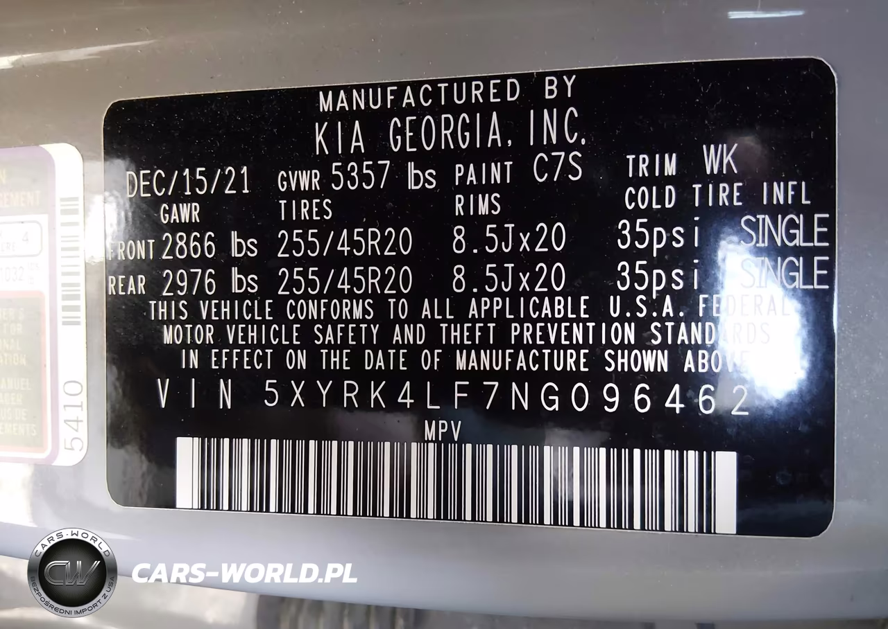 2022 Kia Sorento Sx VIN:5XYRK4LF7NG096462 - 9