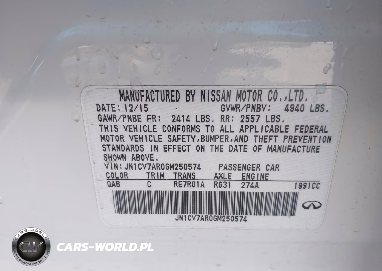 2016 Infiniti Q50 2.0T Premium VIN:JN1CV7AR0GM250574 - 9