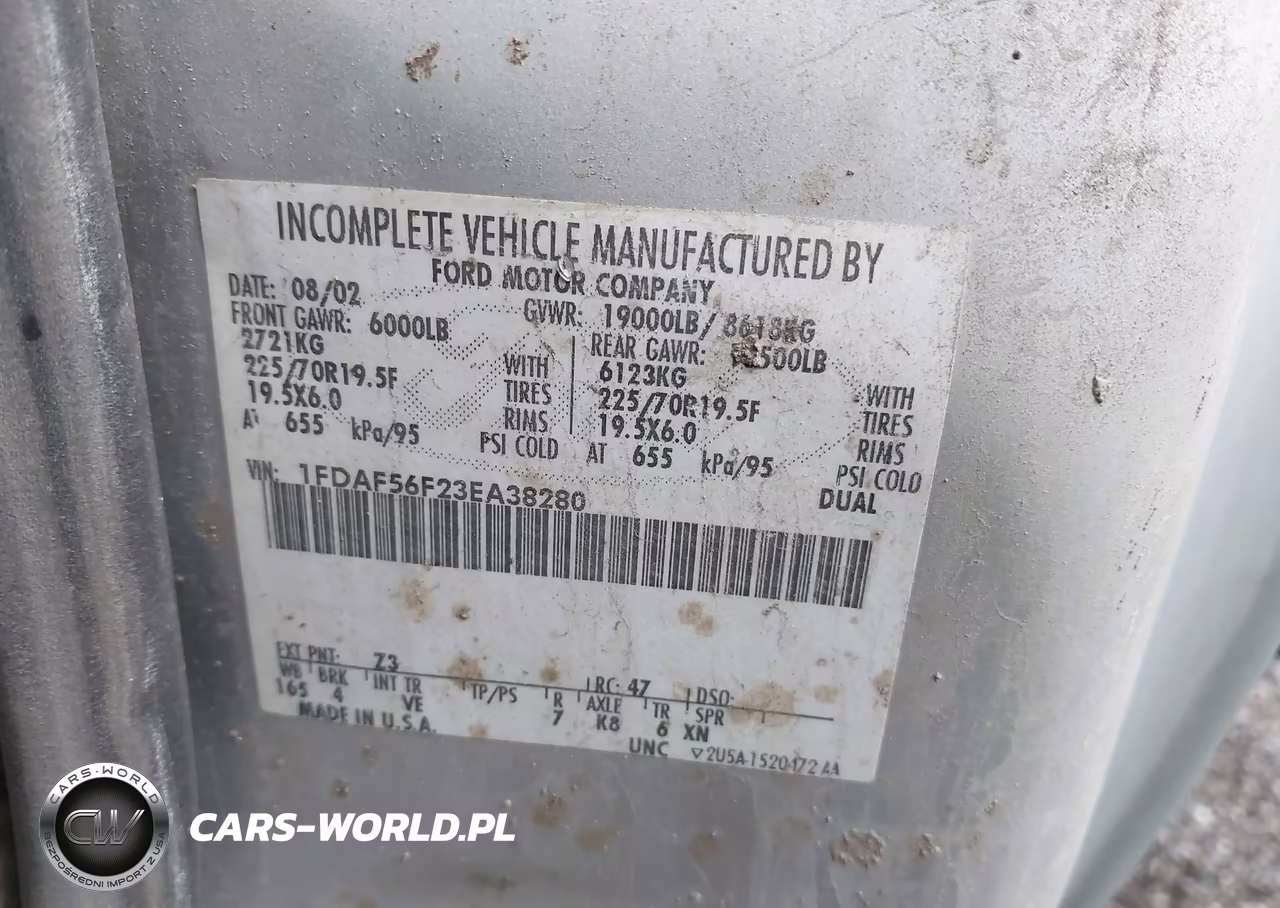 2023 Ford F-550 Chassis Xl VIN:1FDUF5GT7PDA09628 - 7