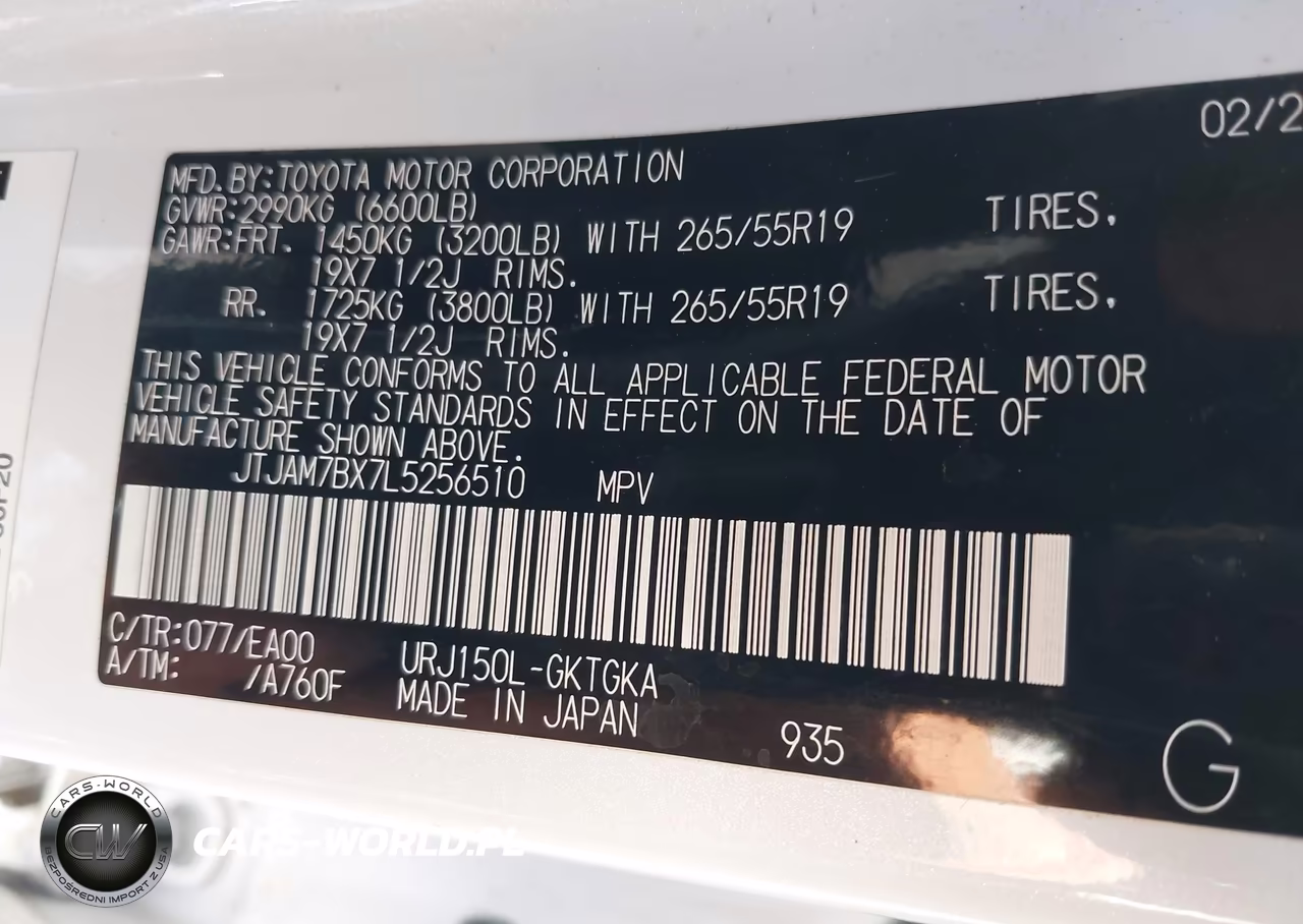 2020 Lexus Gx 460 Premium VIN:JTJAM7BX7L5256510 - 9