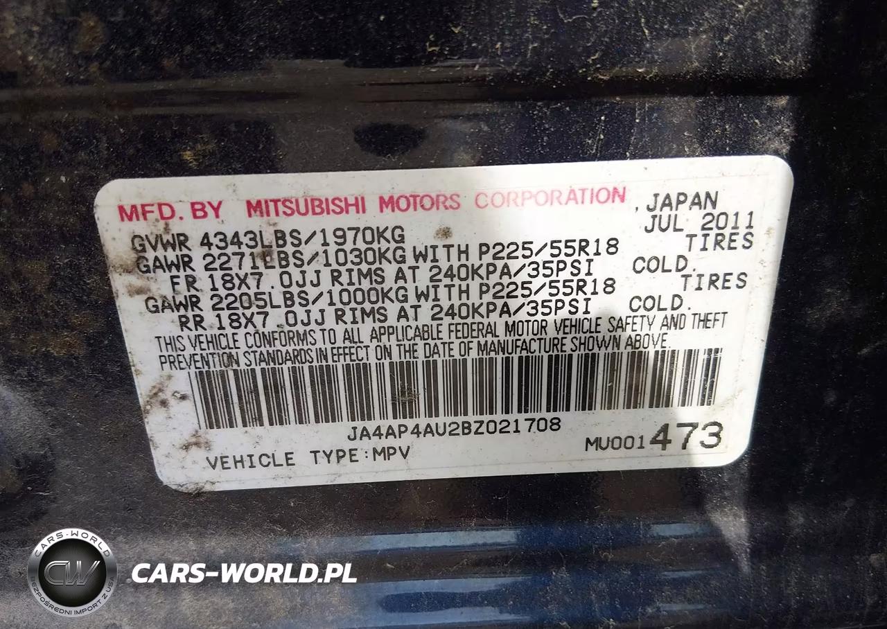 2011 Mitsubishi Outlander Sport Se VIN:JA4AP4AU2BZ021708 - 9