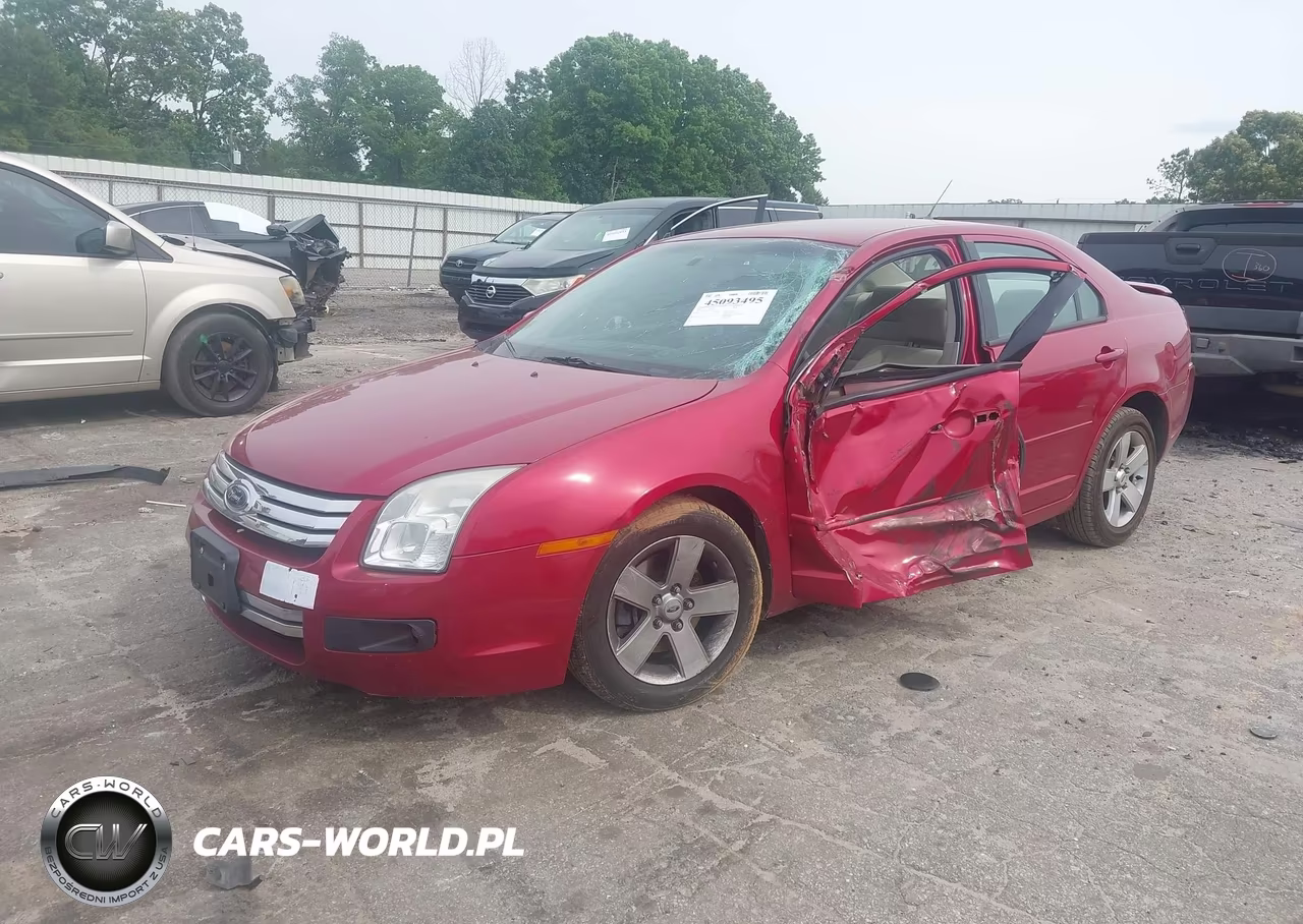 2008 Ford Fusion Se VIN:3FAHP07Z28R233334 - 2