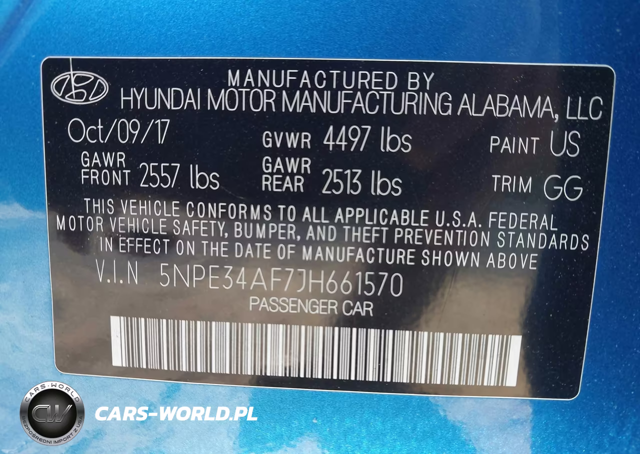 2018 Hyundai Sonata Sel VIN:5NPE34AF7JH661570 - 9