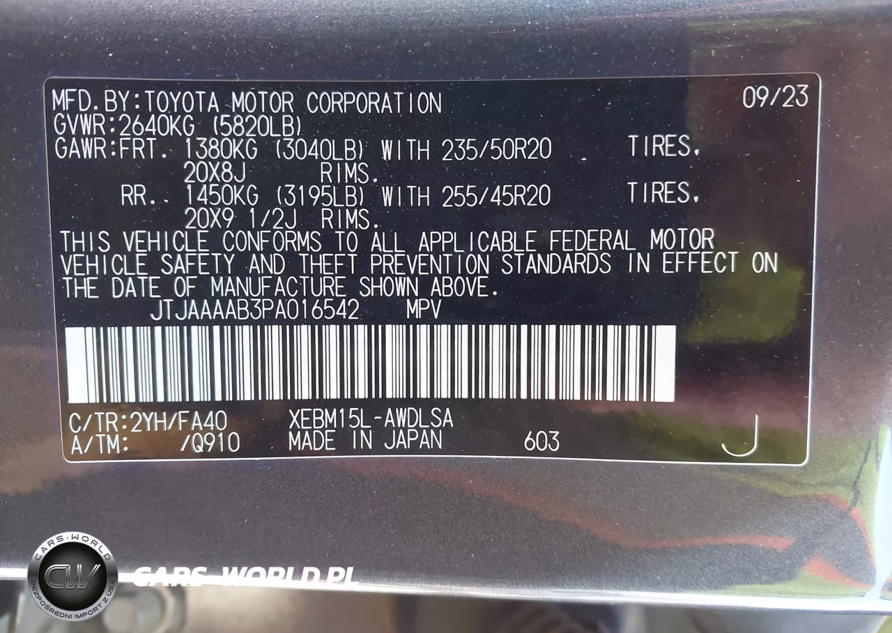 2023 Lexus Rz 450E Luxury VIN:JTJAAAAB3PA016542 - 9