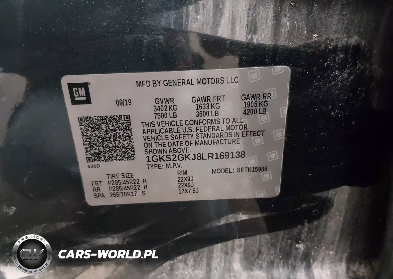 2020 GMC Yukon Xl 4Wd Slt VIN:1GKS2GKJ8LR169138 - 9