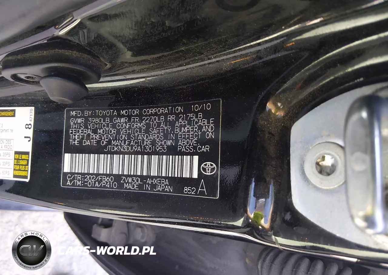 2010 Toyota Prius Ii VIN:JTDKN3DU9A1301953 - 9