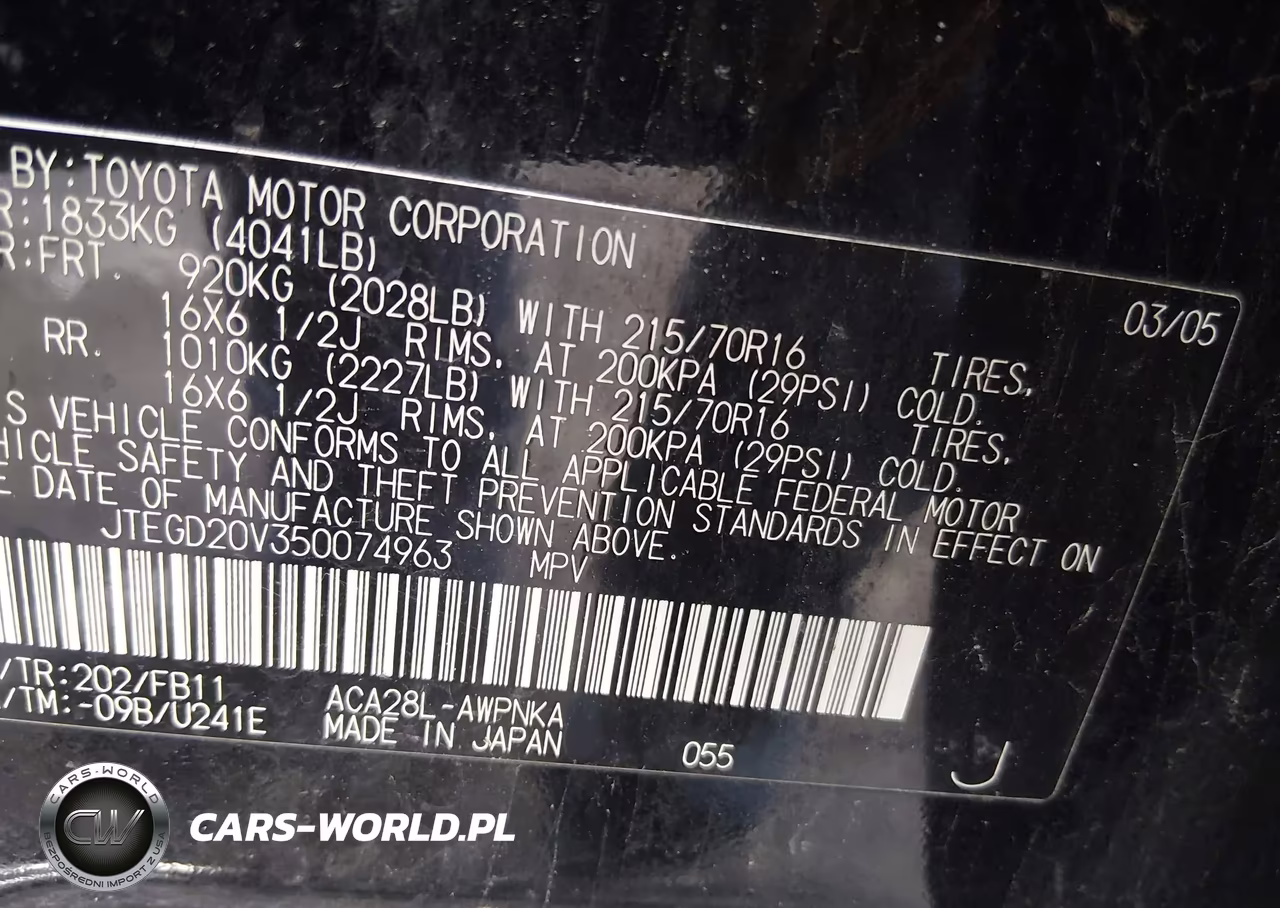 2005 Toyota Rav4 VIN:JTEGD20V350074963 - 9