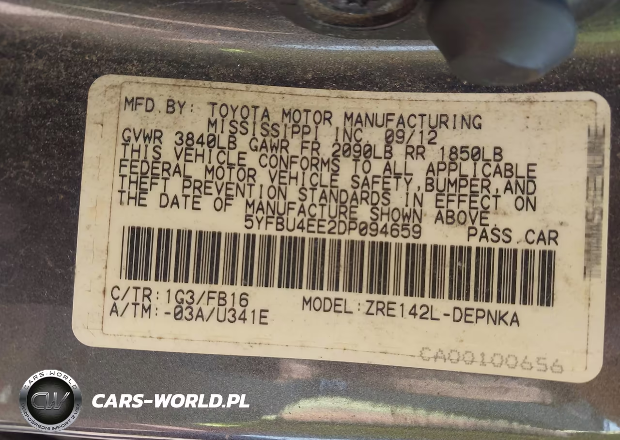 2013 Toyota Corolla Le VIN:5YFBU4EE2DP094659 - 9